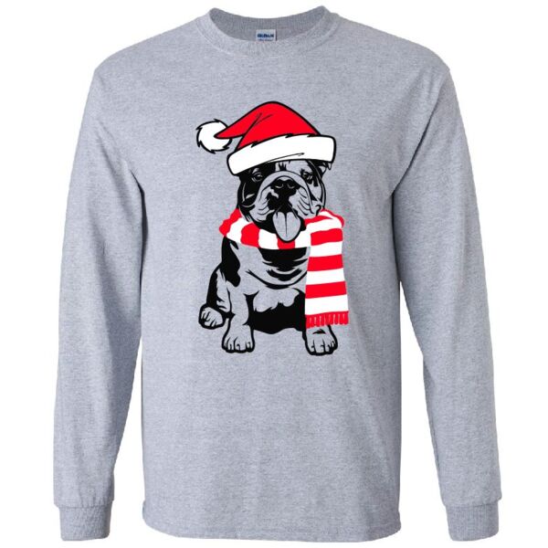 BULLDOG CHRISTMAS LONG SLEEVE Thumbnail