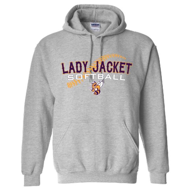 Lady Jacket Softball Hoodie Thumbnail