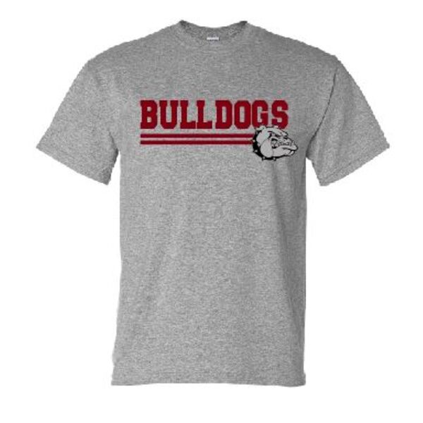 JASPER BULLDOGS GREY SHORT SLEEVE Thumbnail