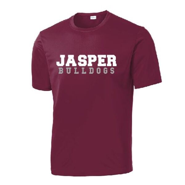 JASPER BULLDOGS MAROON DRI FIT Thumbnail