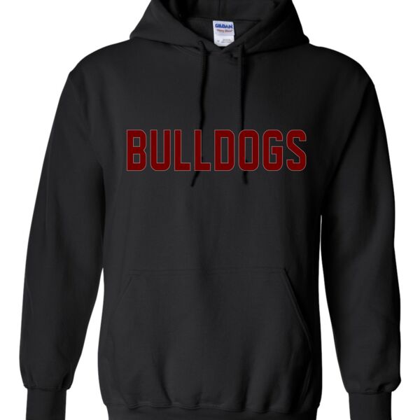 Black Bulldog Hoodie Thumbnail
