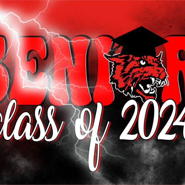 18"x24" Senior C/O 24 Double Sided Corrugated Sign Thumbnail