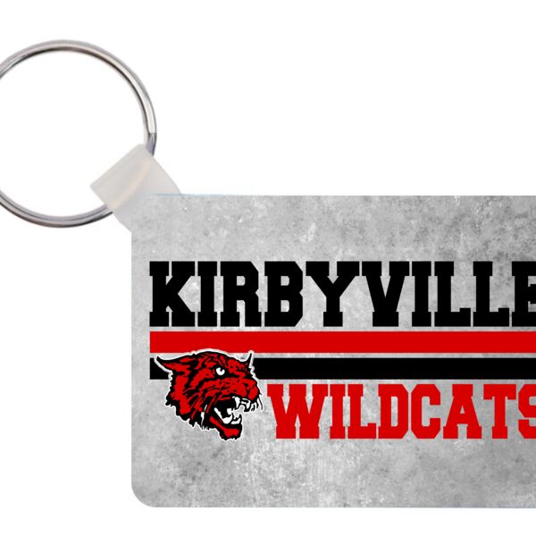 Sublimated Rectangular Keychain Thumbnail