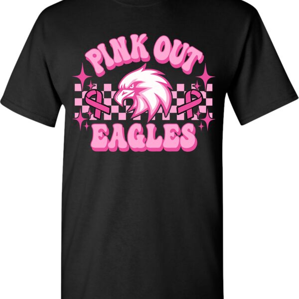 Black Eagles Pink Out Tee Thumbnail