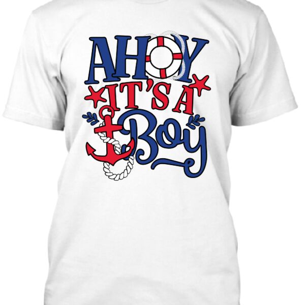Ahoy it's a Boy Tshirt  Thumbnail