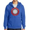 Tall Essential Fleece Full Zip Hooded Sweatshirt Thumbnail