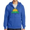Tall Essential Fleece Full Zip Hooded Sweatshirt Thumbnail