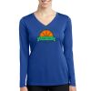 Women's Long Sleeve PosiCharge ® Competitor V Neck Tee Thumbnail