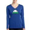 Women's Long Sleeve PosiCharge ® Competitor V Neck Tee Thumbnail